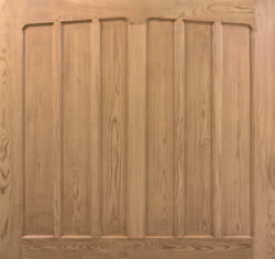 Picture of Fort Ashtead GRP garage door in light Oak wood effect